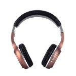 Wholesale LCD Display HD Wireless Bluetooth Stereo Headphone 471 (Brown)